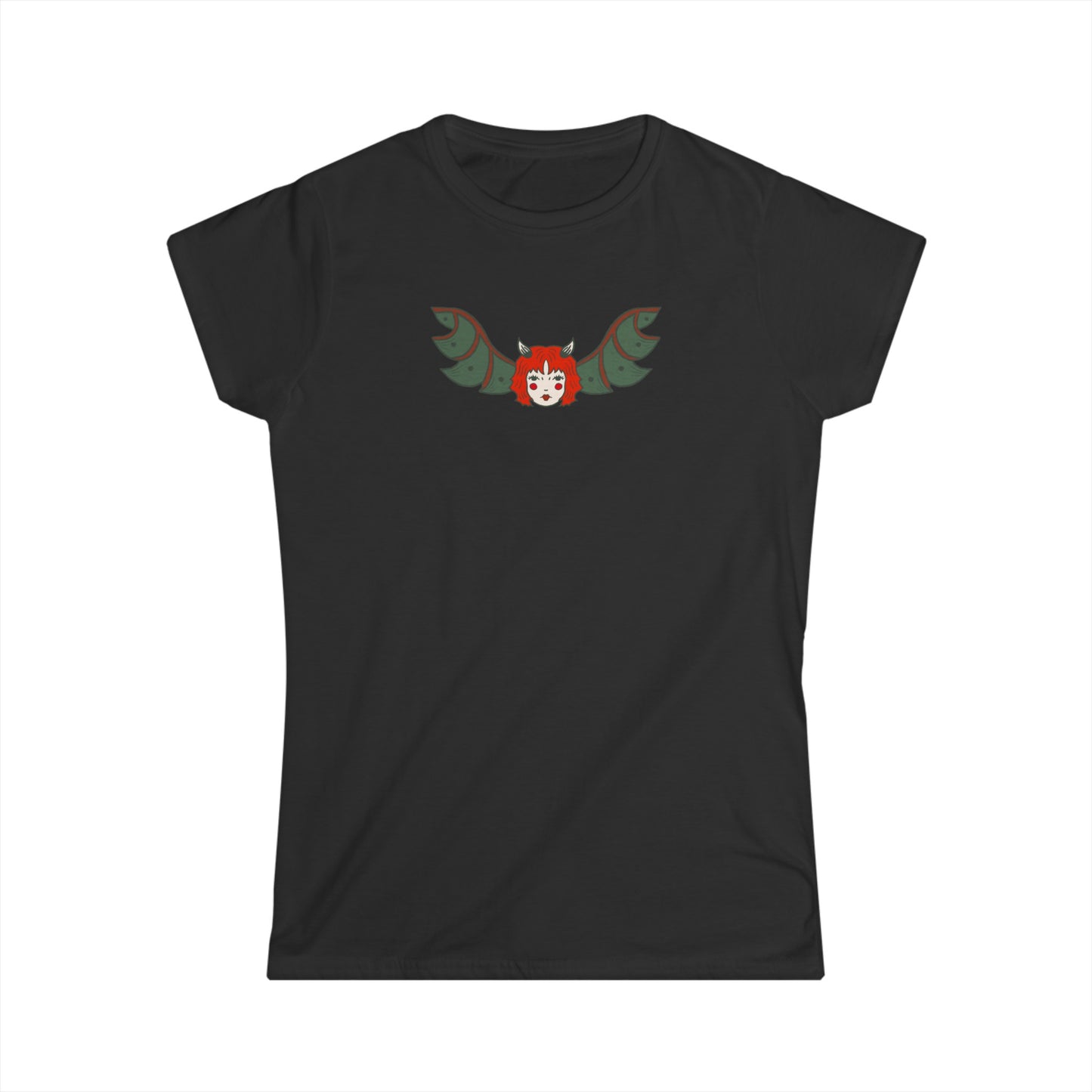 Bat Girl Fitted Tee