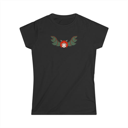 Bat Girl Fitted Tee