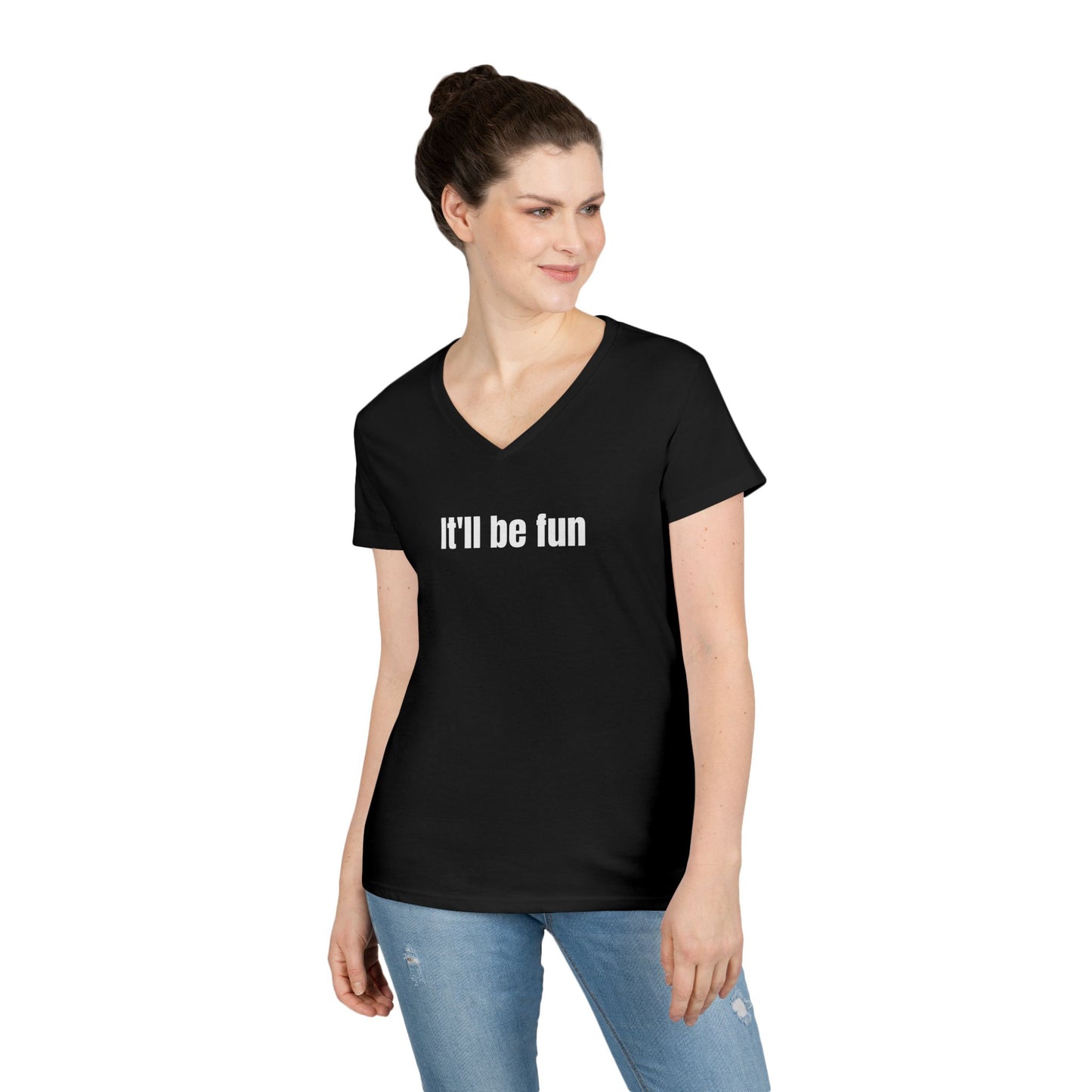 It'll Be Fun V-Neck Tee