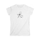 Silly Strawberry Fitted Tee by Anna Feeney