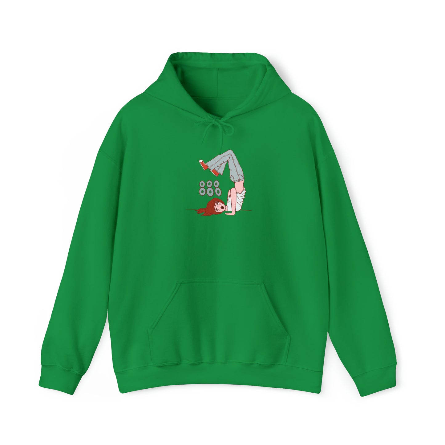 Upside Down Girl Hoodie