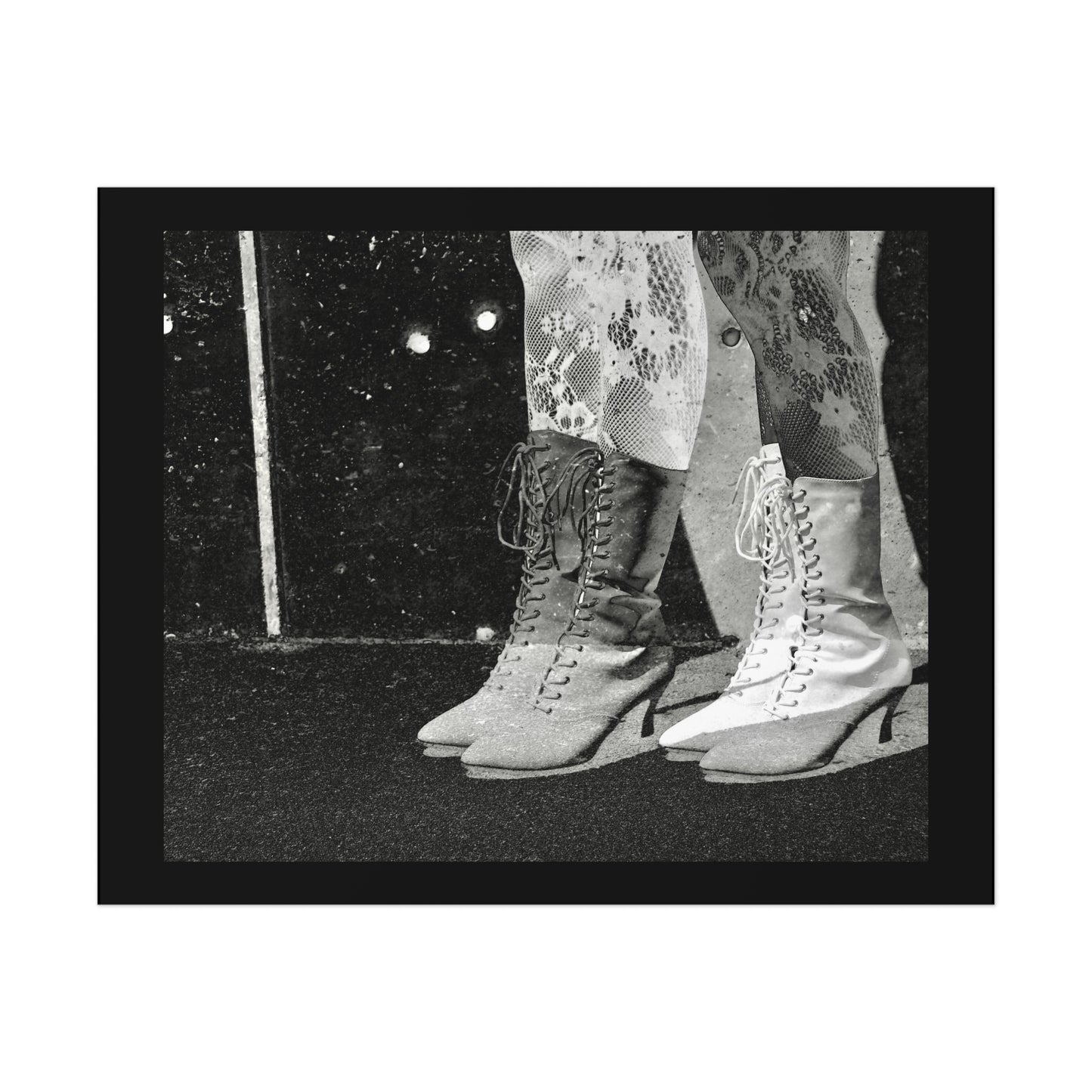 Lace Boots Poster