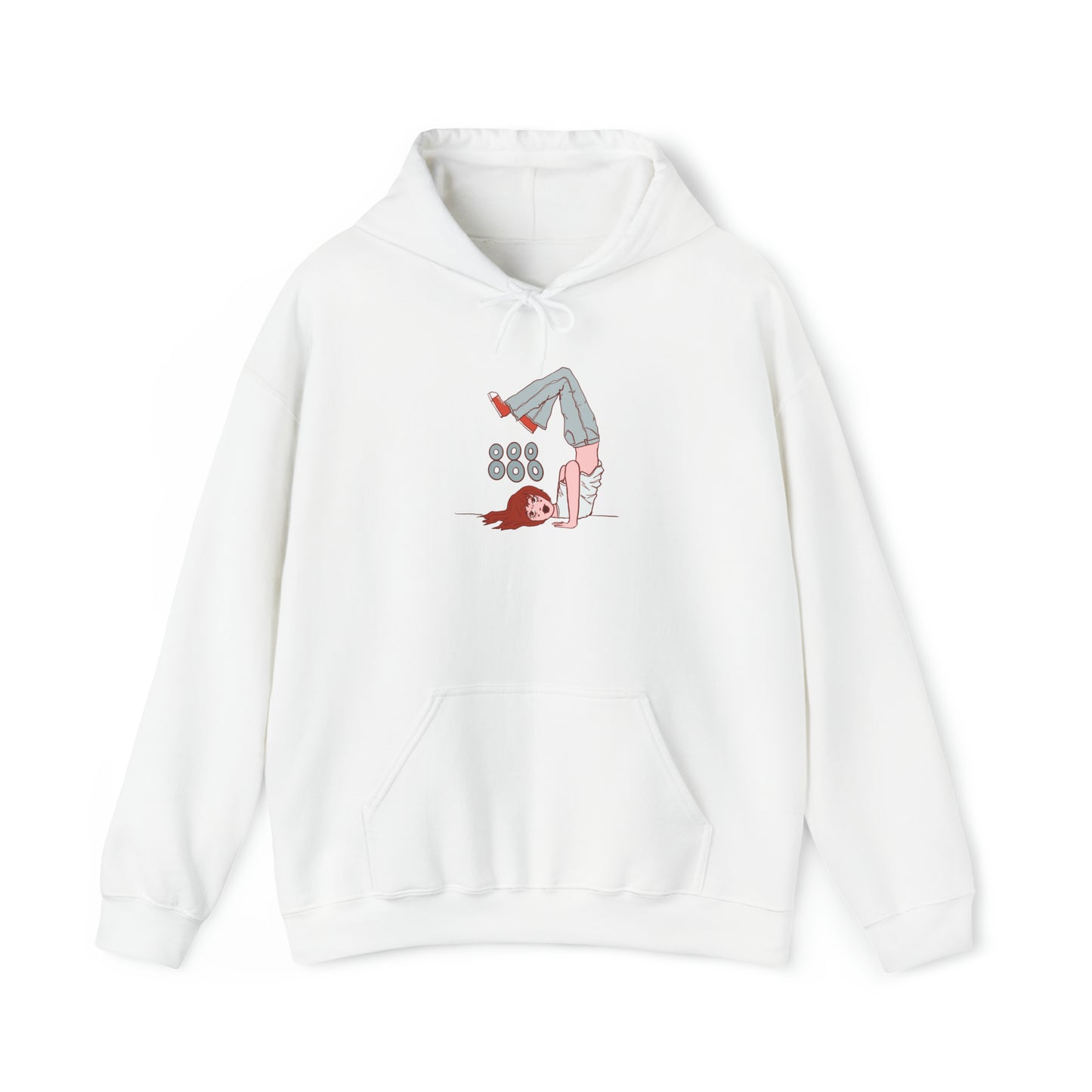 Upside Down Girl Hoodie