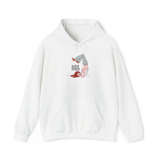 Upside Down Girl Hoodie