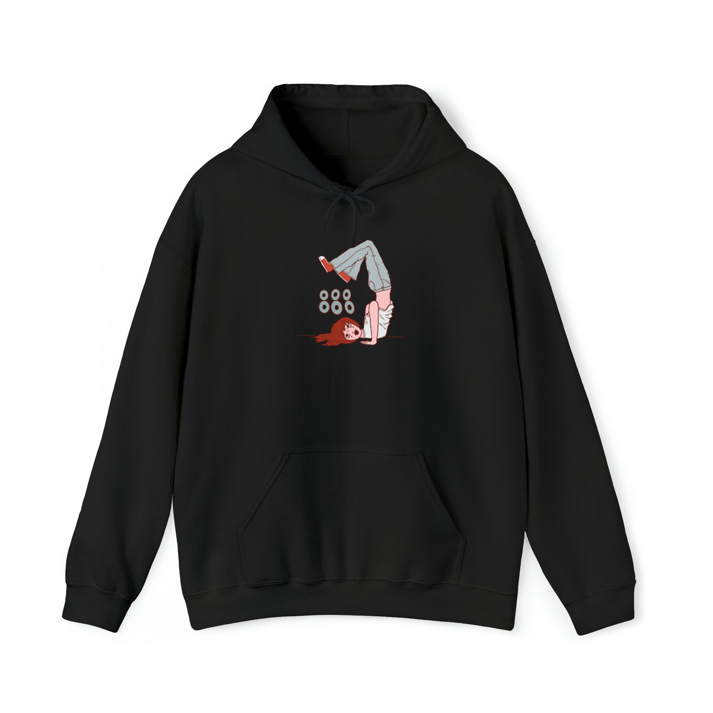 Upside Down Girl Hoodie