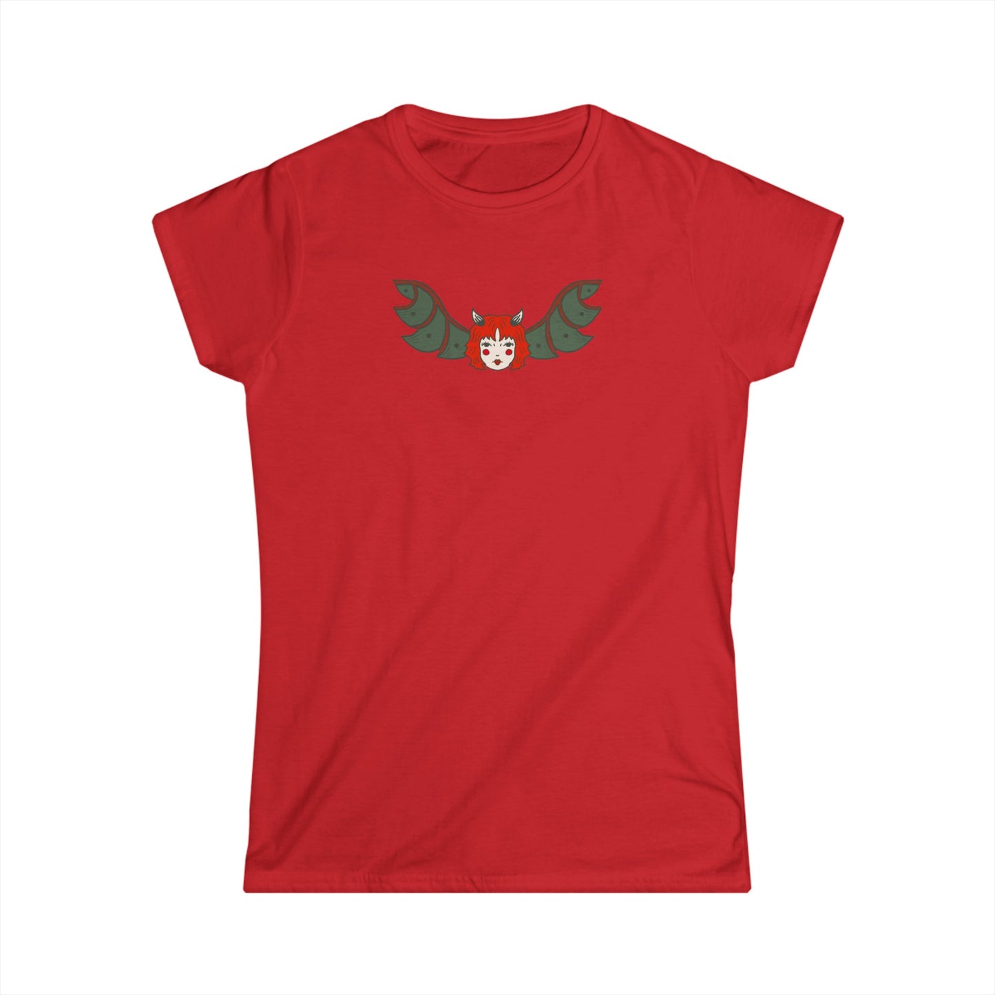 Bat Girl Fitted Tee
