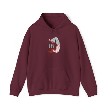 Upside Down Girl Hoodie