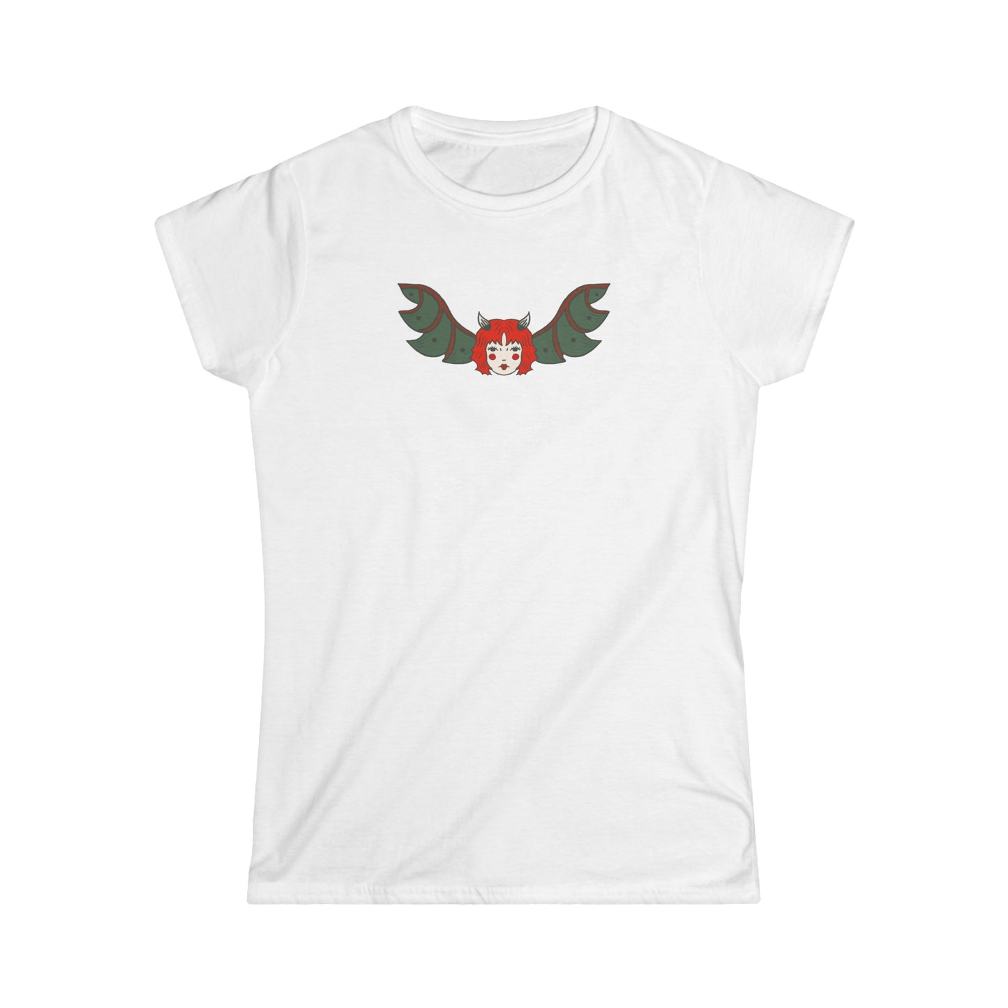 Bat Girl Fitted Tee