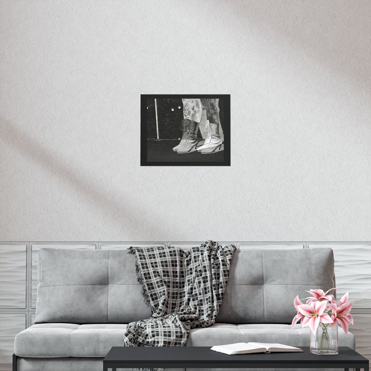 Lace Boots Poster